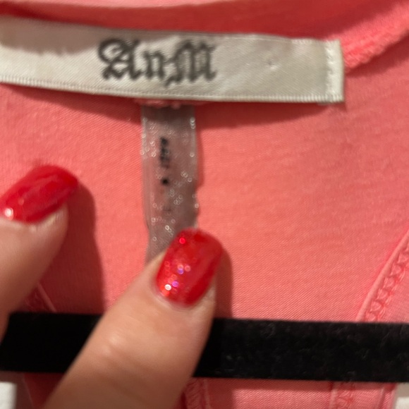 Pink Sleeveless Anm Maxi Dress - Picture 4 of 4